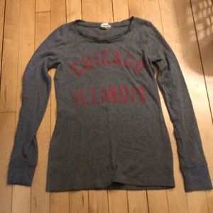Long Sleeved Graphic Chicago Thermal Tee